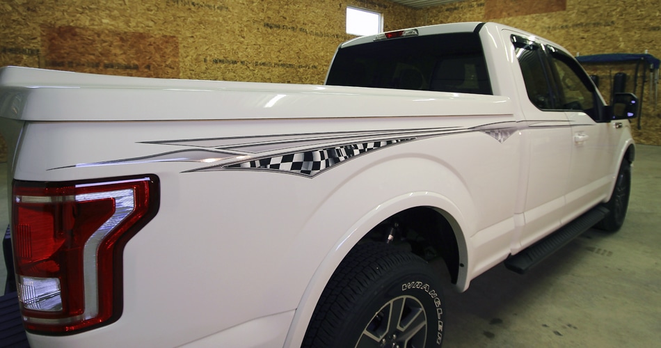 Ford F150 pickup truck graphics from Milwaukee, Wisconsin.