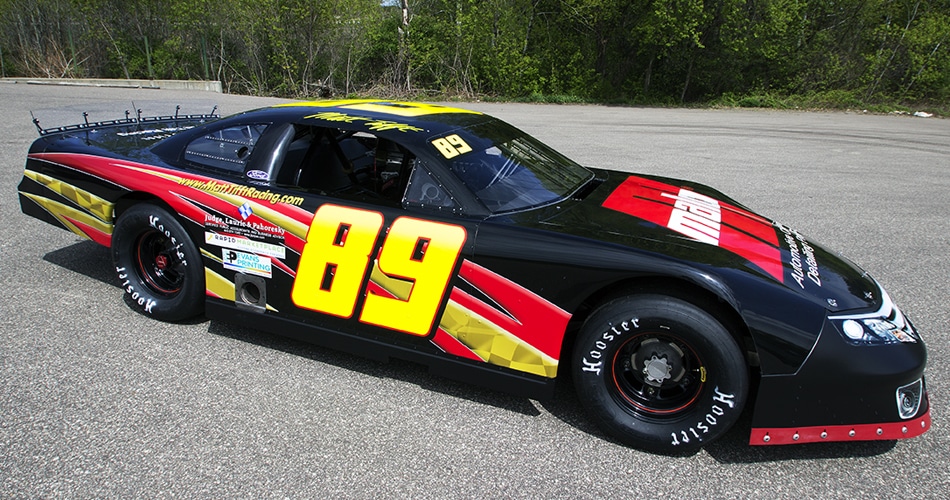 Race car lettering & graphics for Iron Eagle Racing Sparta, Wisconsin.