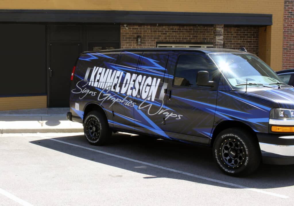 Kemmel Design van signs, graphics & wraps.